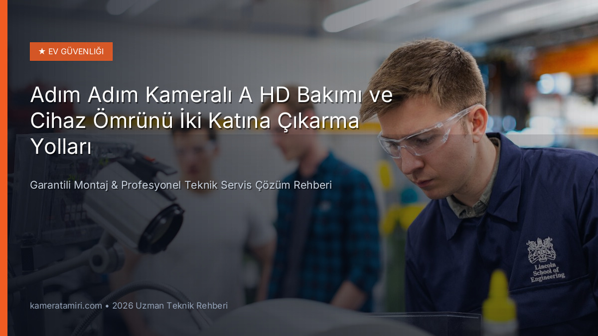 Adım Adım Kameralı A HD Bakımı ve Cihaz Ömrünü İki Katına Çıkarma Yolları