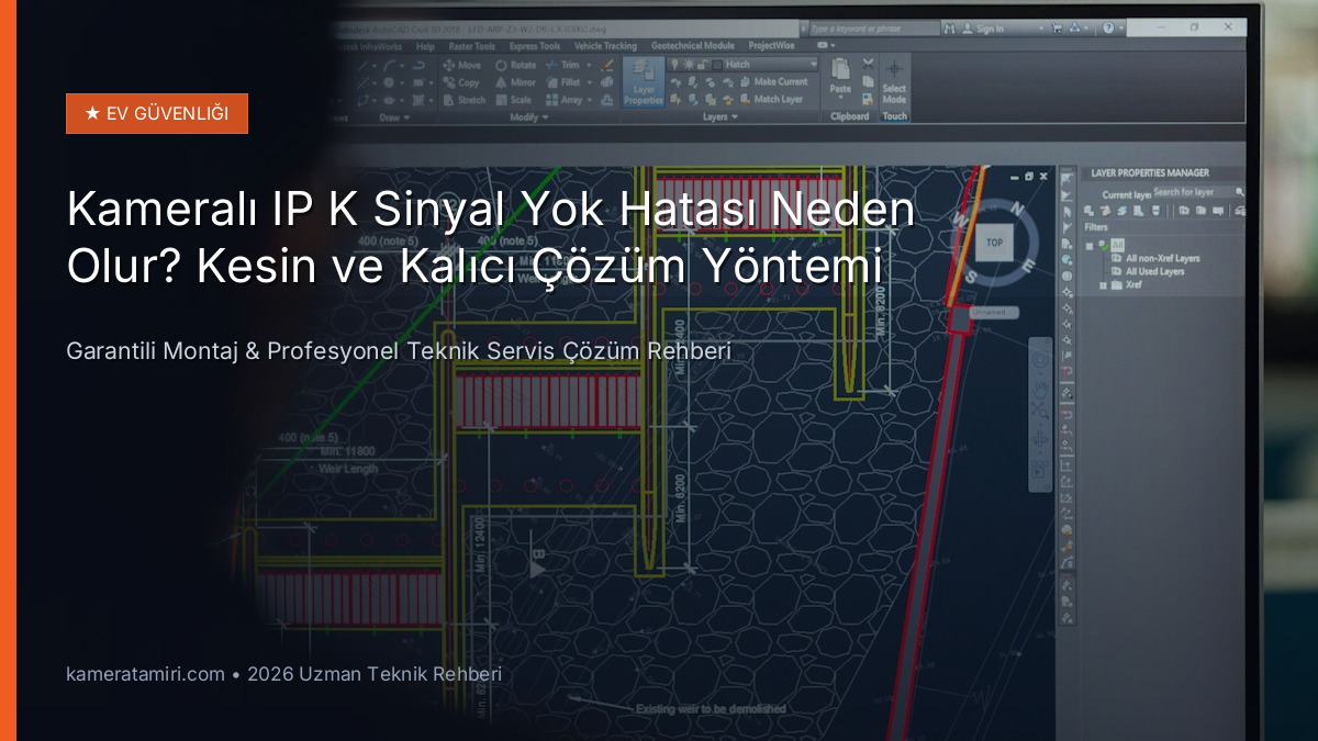 Kameralı IP K Sinyal Yok Hatası Neden Olur? Kesin ve Kalıcı Çözüm Yöntemi - Teknik Servis Rehberi