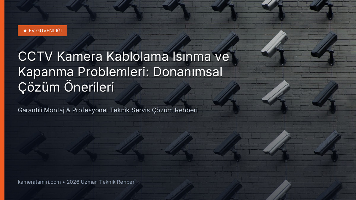 CCTV Kamera Kablolama Isınma ve Kapanma Problemleri: Donanımsal Çözüm Önerileri