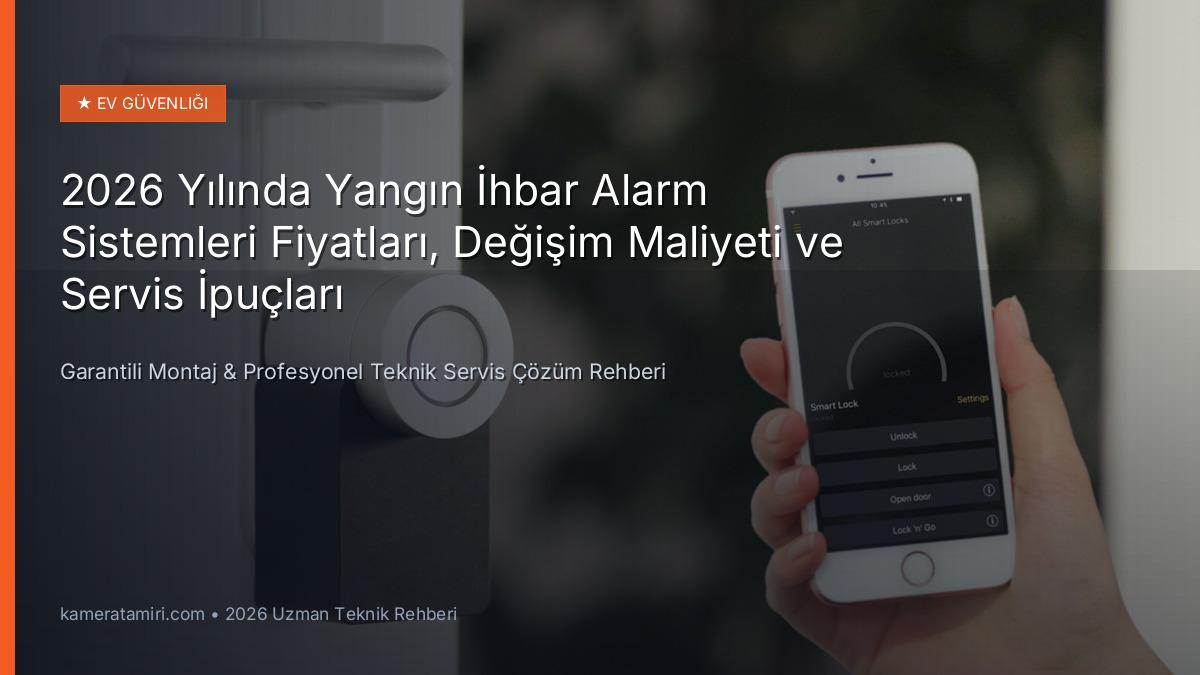 2026 Yılında Yangın İhbar Alarm Sistemleri Fiyatları, Değişim Maliyeti ve Servis İpuçları