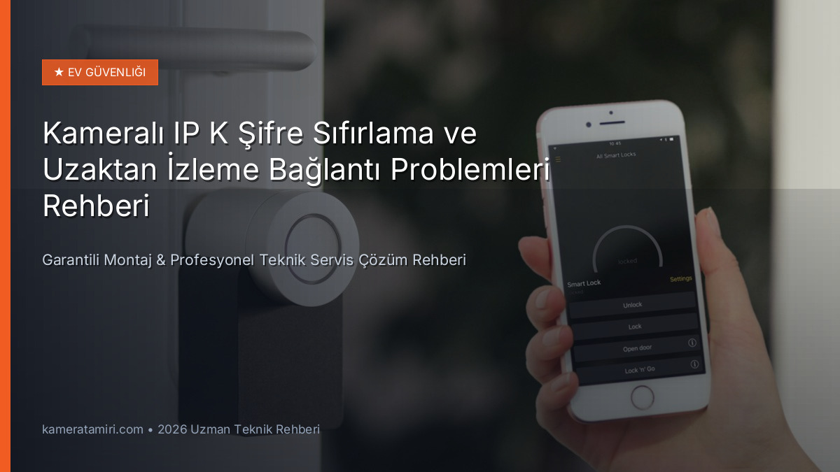 Kameralı IP K Şifre Sıfırlama ve Uzaktan İzleme Bağlantı Problemleri Rehberi