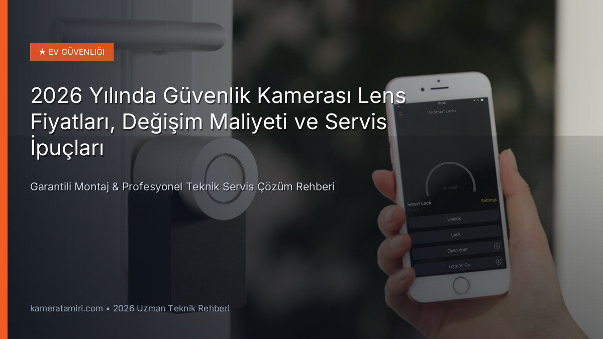 2026 Yılında Güvenlik Kamerası Lens Fiyatları, Değişim Maliyeti ve Servis İpuçları