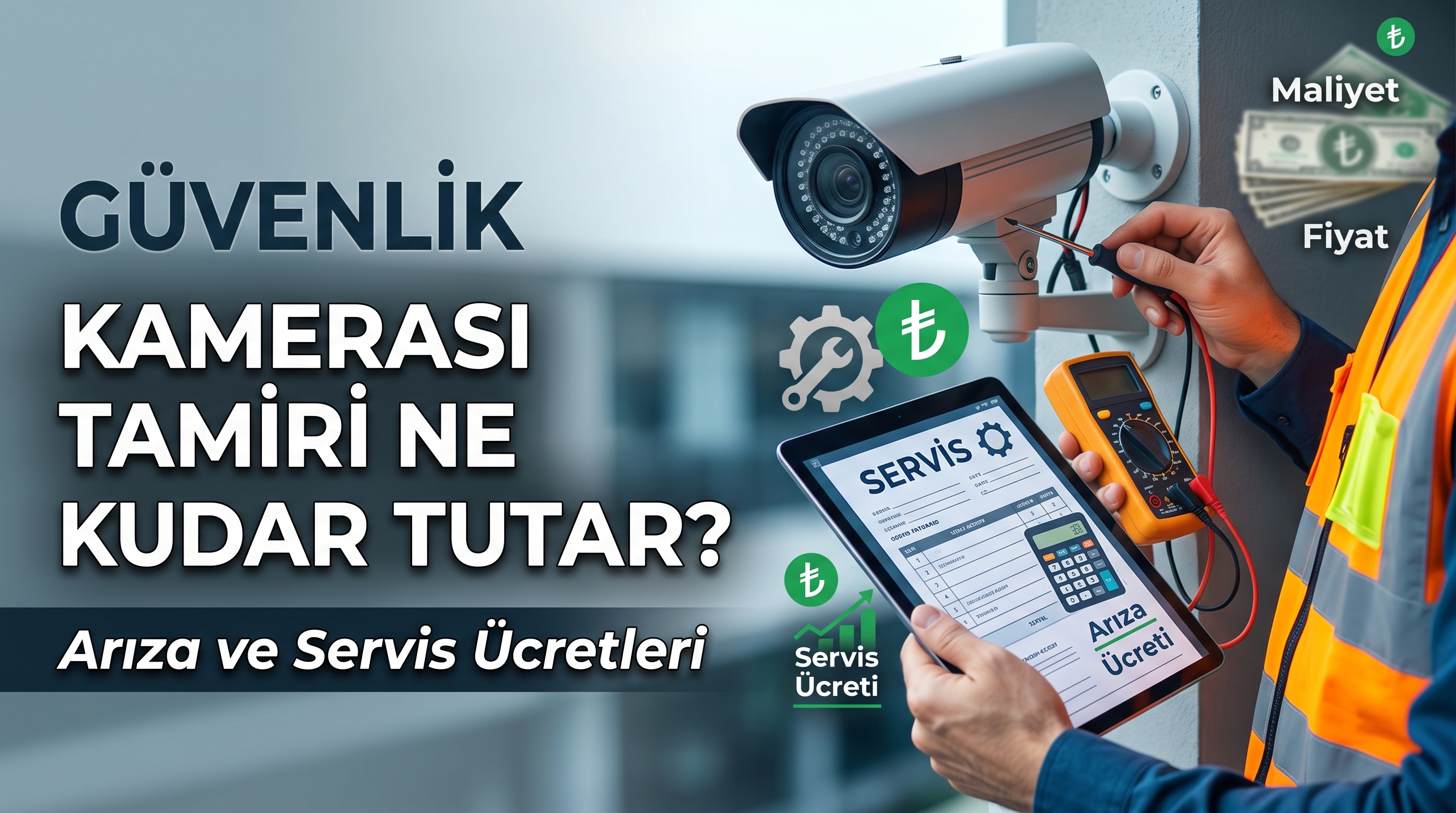 Güvenlik Kamerası Tamiri: Güvenlik Kamerası Tamiri Ne Kadar Tutar? Arıza ve Servis Ücretleri
